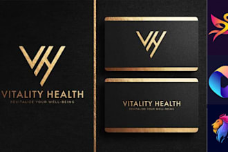 modern line art text or badge logo design