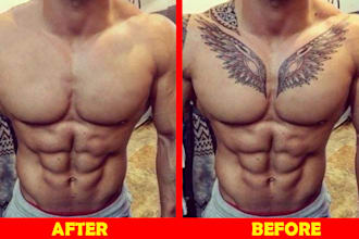 remove or add tattoos and objects