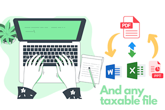 convert PDF to word or any editable file