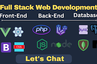 be full stack web developer software developer PHP laravel html vuejs nodejs