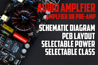 make electronic audio amplifier and audio mixer design