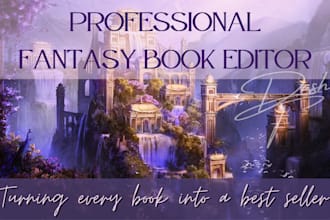 professionally edit your fantasy novel, novella or short story