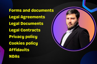 write your legal contracts and agreements