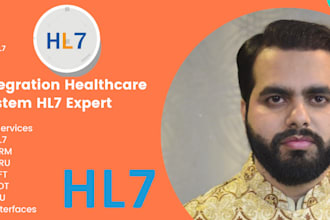 integrate healthcare systems by using hl7, orm, oru,dft,adt,siu,dft, interfaces