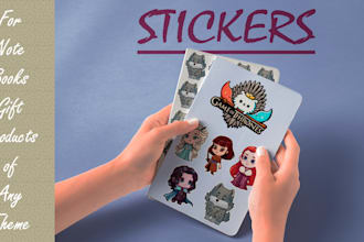make very special custom stickers for your projects