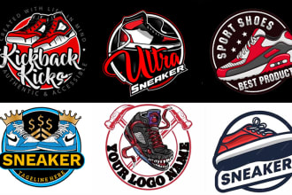 design sneaker logo for your sneaker store
