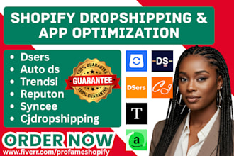setup shopify dropshipping dsers auto ds trendsi cjdropshipping reputon syncee