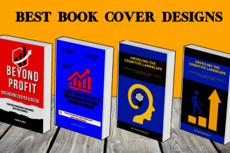 create nonfiction book cover design and ebook cover design