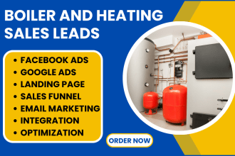 generate boiler and central heating sales leads eco boiler sales ads campaign