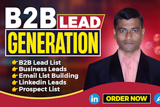 do b2b lead generation, targeted email list building and data enrichment