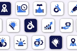 design creative icons set