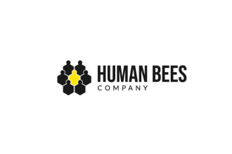design excellent strange human bee logo