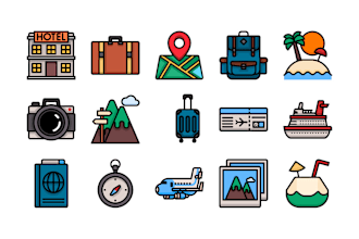 design custom vector icon set