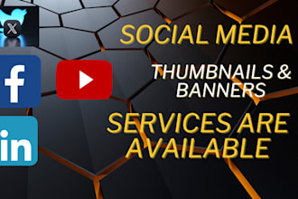 design professional social media post thumbnails
