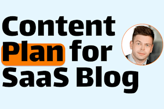 create a saas blog content strategy with topic research