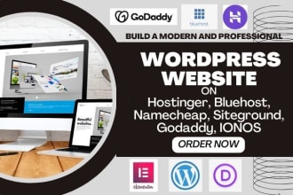 do hostinger, namecheap, bluehost website, squarespace godaddy wordpress website