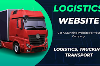 make SEO optimized logistics, transport, trucking website