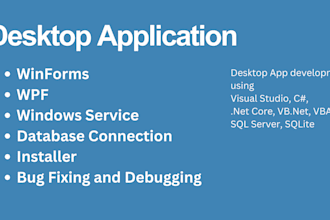 develop desktop applications using net