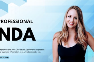 draft a professional nda to protect your business