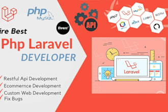 be your PHP laravel developer for full stack web development
