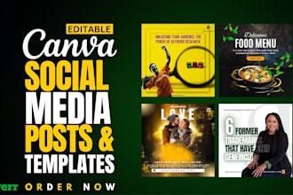 design eye catching social media post design for your brand