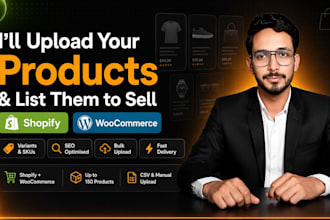 do product listing on shopify and woocommerce wordpress store