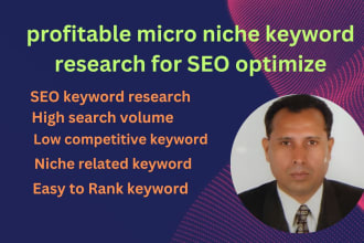 do profitable micro niche keyword research for SEO optimize