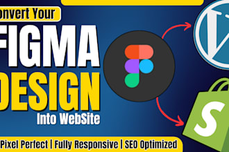 convert figma to wordpress or PSD website design into wordpress