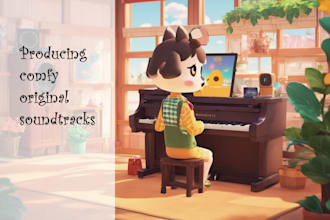 make comfy relaxing background tracks for game and vn bgms