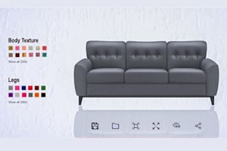 do 3d product  configurator developer  webgl website, web augmented reality