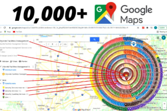 create 10,000 citations on google maps to help rank