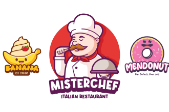 make logo design with cute, cartoon, or mascot style