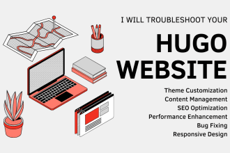 fix any issue with your hugo website