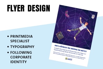 design unique, printready flyers for your events