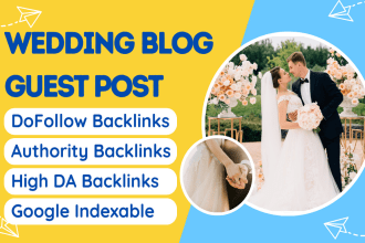 do wedding video photography guest post on high da blogs with dofollow backlinks