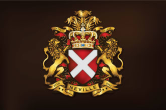 do custom coat of arms, family crest, heraldic seal