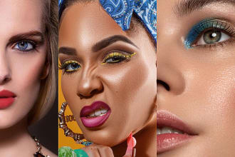 do high end beauty skin and portrait wedding photo retouch