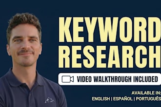 do expert SEO keyword research and a content plan