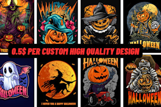 design custom halloween t shirt design and bulk t shirts