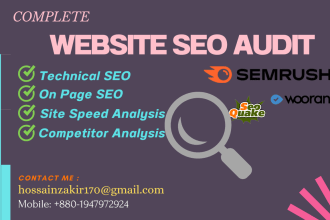 do complete site audit semrush