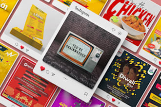 do captivating social media  posts, banners and adds