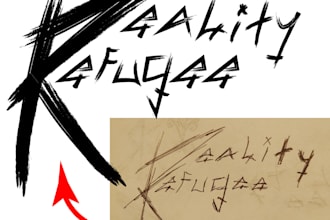 create your brand in hand writting style without waiting