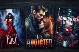a professional book cover, paperback, ebook hardcover, and dust jacket