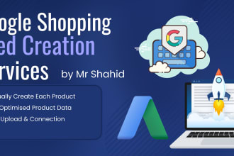 create an optimised google shopping merchant center feed and help setup