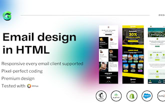 design responsive HTML email templates for your business