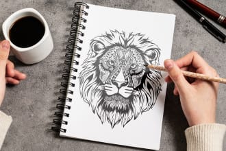 design concept art for tshirt and poster prints
