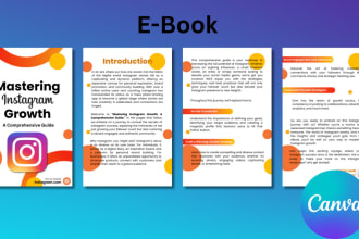 design best canva ebooks, lead magnet, workbook and pdf