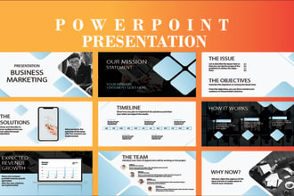 design brochure, company profile, annual report, catalog, pitch deck canva slide