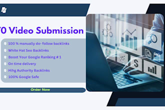 do 70 video submission in top video sharing sites