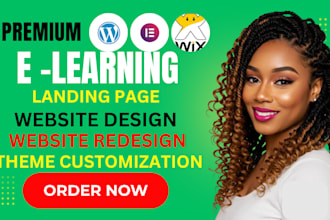 design wordpress lms website wordpress learndash website lms website redesign